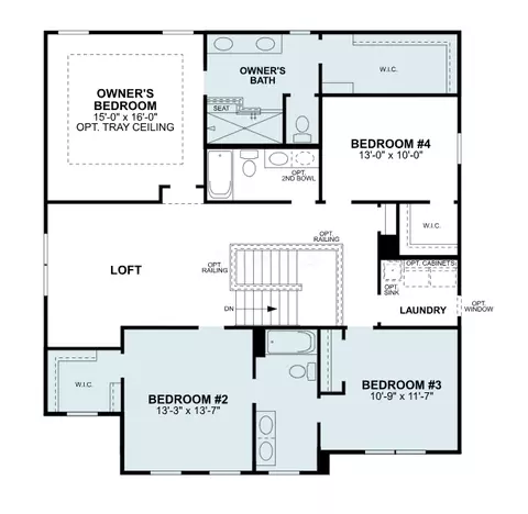Floorplan - 7308 Larkleaf Dr, Plain City, OH 43064 photo 1 of 2