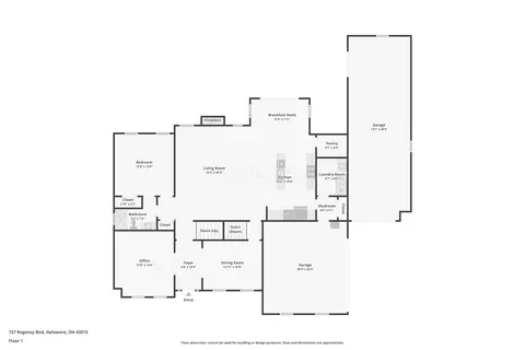 Floorplan - 727 Regency Bnd, Delaware, OH 43015 photo 1 of 4
