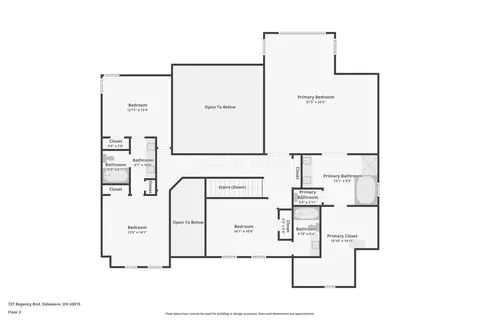 Floorplan - 727 Regency Bnd, Delaware, OH 43015 photo 2 of 4