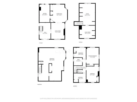 Floorplan - 124 Albert St, Cincinnati, OH 45217 photo 1 of 4