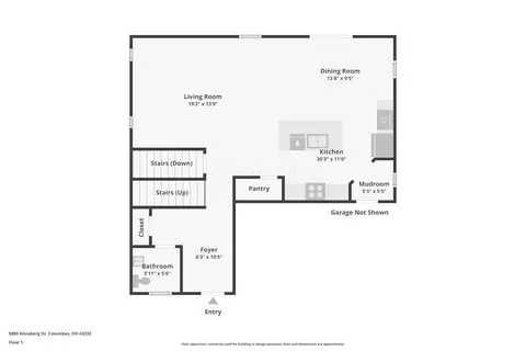 Floorplan - 401 Pagoda Loop, Delaware, OH 43015 photo 1 of 4
