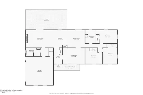 Floorplan - 447 State Route 235, Ada, OH 45810 photo 1 of 1