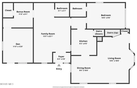 Floorplan - 825 Secor Rd, Toledo, OH 43607 photo 1 of 3
