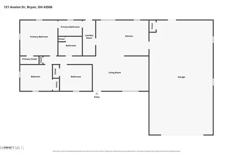 Floorplan - 121 Avalon Dr, Bryan, OH 43506 photo 1 of 1
