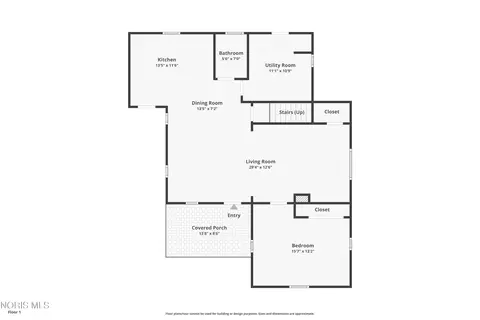 Floorplan - 255 E South St, Mccomb, OH 45858 photo 1 of 3