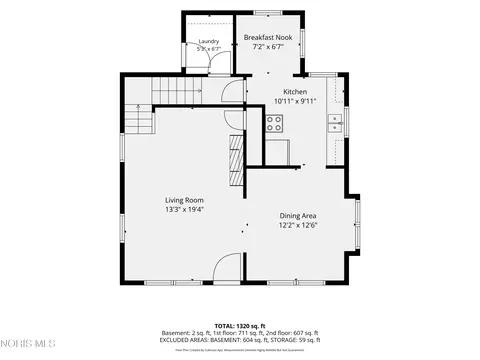 Floorplan - 1321 Addington Rd, Toledo, OH 43607 photo 1 of 3