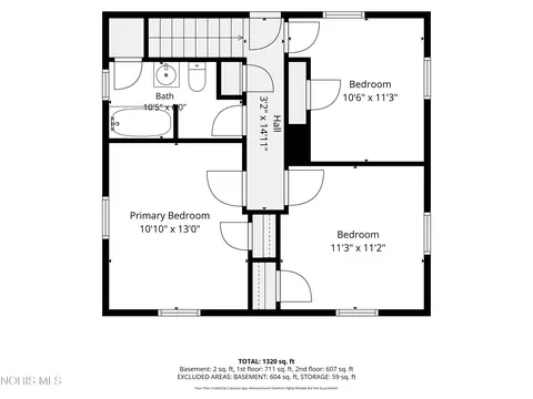 Floorplan - 1321 Addington Rd, Toledo, OH 43607 photo 2 of 3