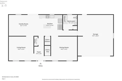 Floorplan - 932 Glenview Dr, Huron, OH 44839 photo 3 of 3