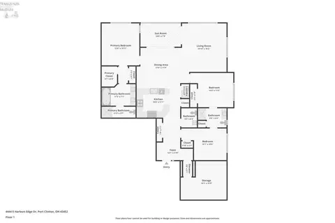 Floorplan - 4444 E Harbors Edge Dr, Port Clinton, OH 43452 photo 1 of 1