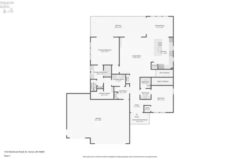 Floorplan - 1133 Sheltered Brook Dr, Huron, OH 44839 photo 1 of 2