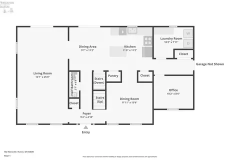 Floorplan - 702 Heron Dr, Huron, OH 44839 photo 1 of 3