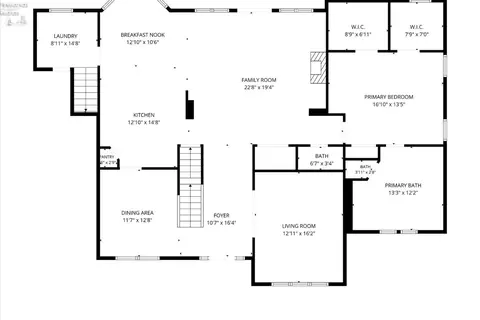 Floorplan - 2807 Woodside Dr, Huron, OH 44839 photo 2 of 3