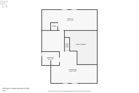 Floorplan - 5835 E Saylor St, Marblehead, OH 43440 photo 1 of 3