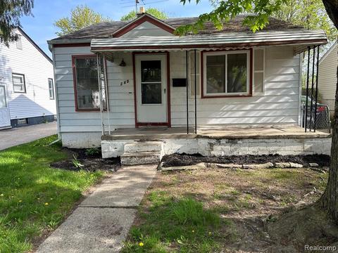 240 W Strathmore Ave, Pontiac, MI 48340