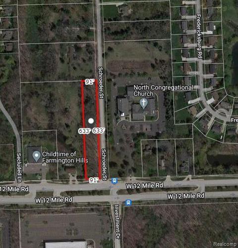 V/l W 12 Mile Lot 3, Farmington, MI 48331