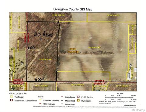 V/l Iosco Road, Fowlerville, MI 48836