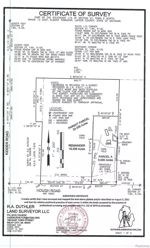 000 Hough Rd, Almont, MI 48003