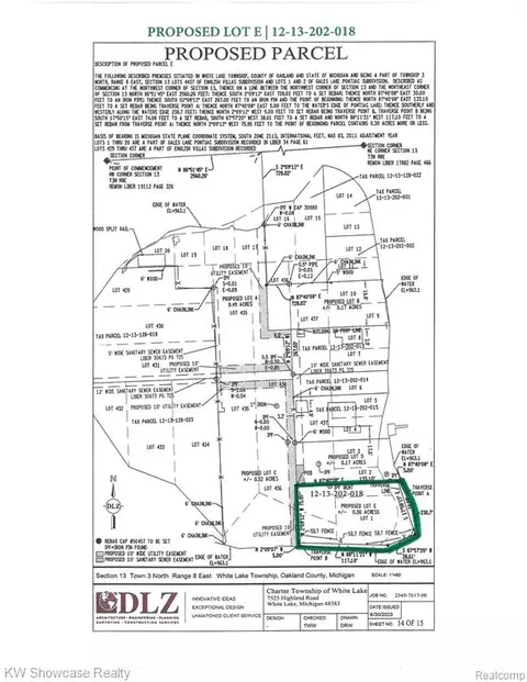 Lot E Gale Island Street, White Lake, MI 48386
