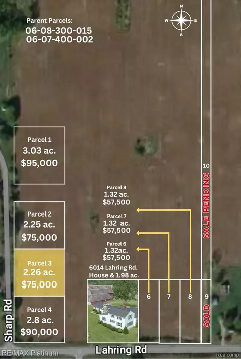 Parcel 3 Sharp Rd, Linden, MI 48451