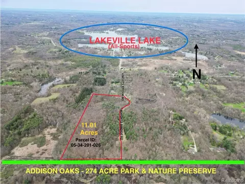 11 01 Acres Vacant Land Knights Bridge Rd, Addison, MI 48367