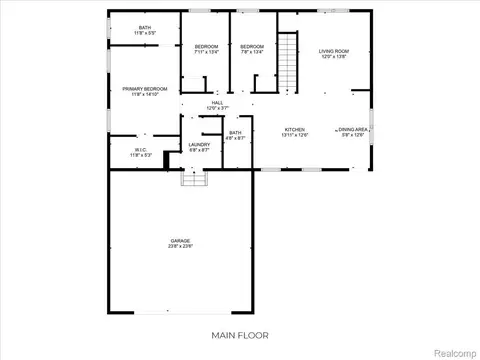 Floorplan - 4426 Maple Leaf Trl, Flint, MI 48506 photo 2 of 2