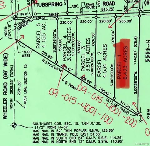 Parcel 1 Tubspring Road, Berlin, MI 48002