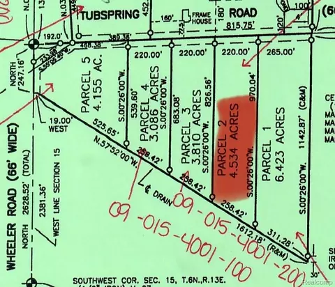 Parcel 2 Tubspring Road, Berlin, MI 48002