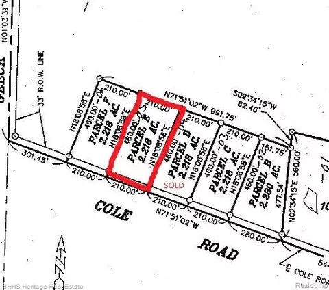 lot E Cole Rd E Cole Rd, Burns, MI 48414