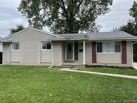 15760 Oakbrook St, Romulus, MI 48174