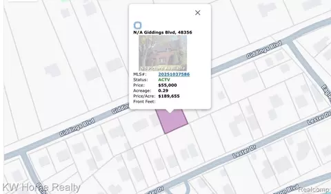 N/a Giddings Blvd, Highland, MI 48356