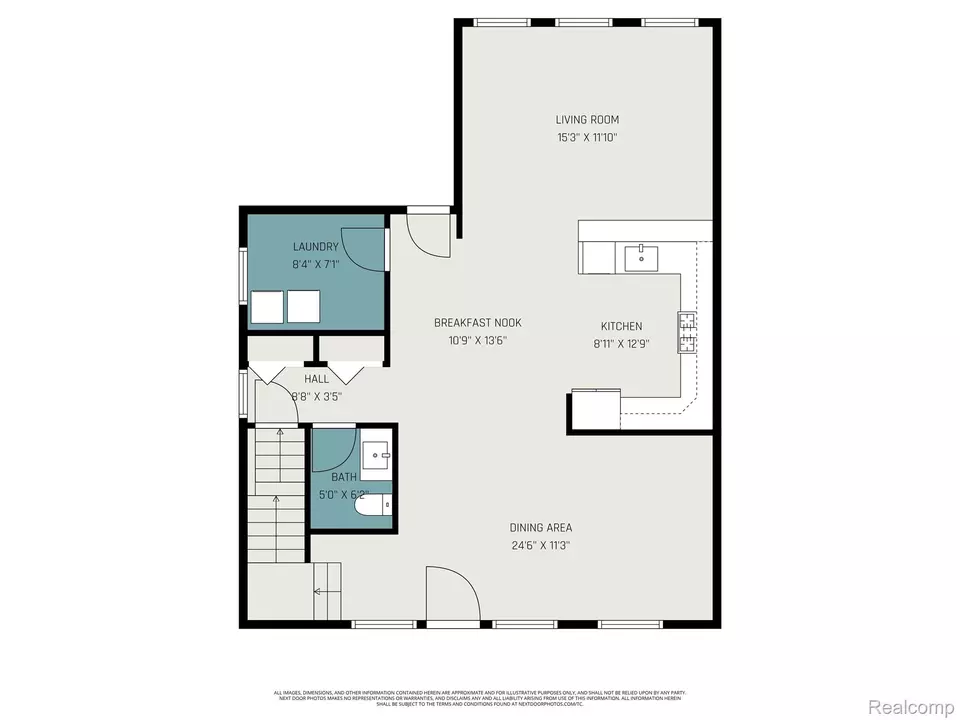 Floorplan - 1566 E George Ave, Hazel Park, MI 48030 photo 1 of 3