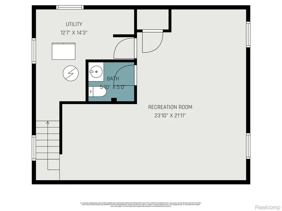 Floorplan - 1566 E George Ave, Hazel Park, MI 48030 photo 3 of 3