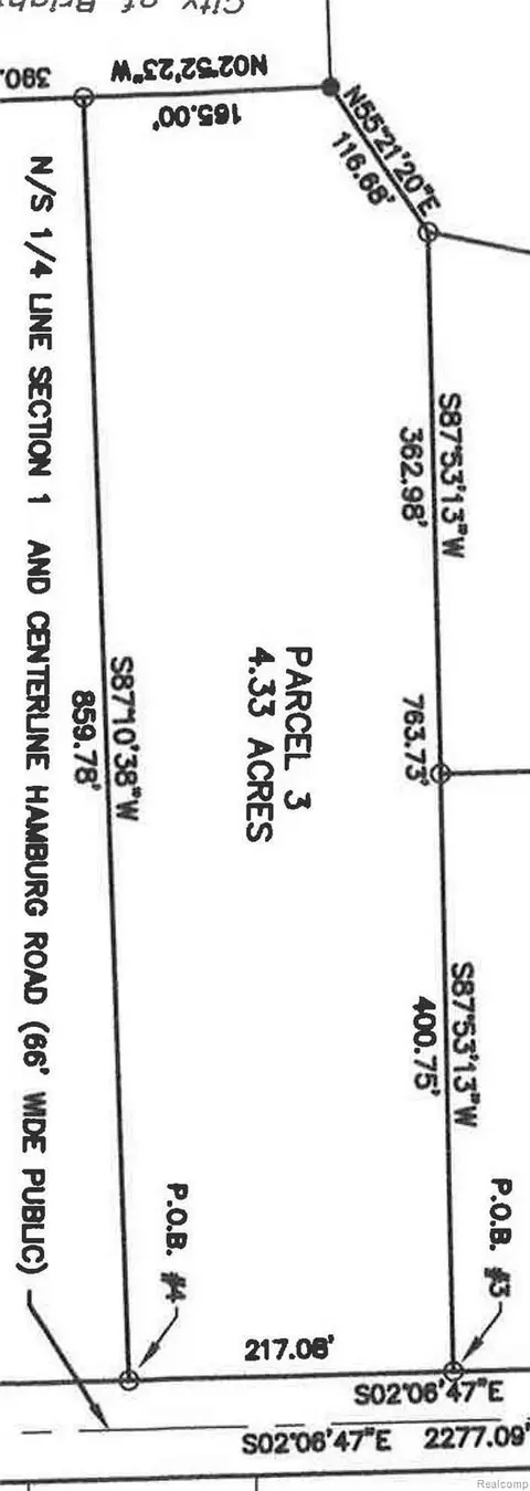Parcel 03 Hamburg Road, Hamburg, MI 48116