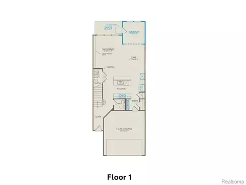 Floorplan - 5572 E Spaniel Dr, Pittsfield, MI 48108 photo 1 of 2
