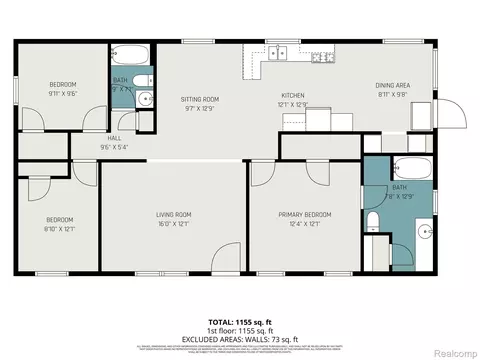 Floorplan - 2055 Cedar Cir, Vienna, MI 48420 photo 1 of 1