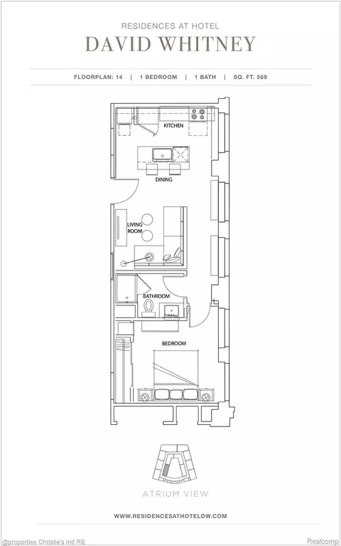 1 Park Ave #1214, Detroit, MI 48226