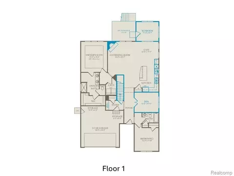 Floorplan - 5681 Lewiston Rd, Canton, MI 48188 photo 1 of 1