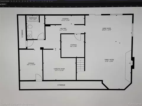 Floorplan - 4090 N Fordney Rd, Richland, MI 48626 photo 1 of 4