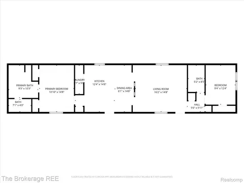 Floorplan - 17101 Kropf Ave, Springfield, MI 48350 photo 2 of 2