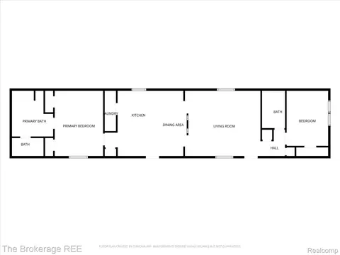 Floorplan - 17101 Kropf Ave, Springfield, MI 48350 photo 1 of 2