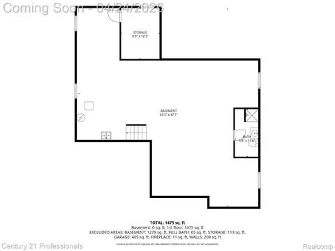 Floorplan - 16129 Cambell Dr, Macomb, MI 48044 photo 3 of 6