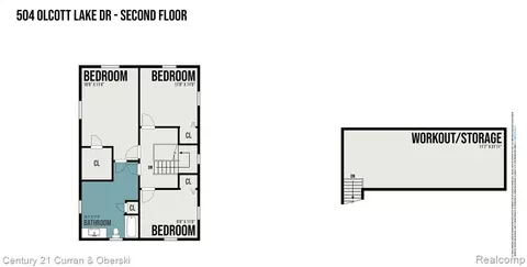 Floorplan - 504 Olcott Lake Dr, Jackson, MI 49201 photo 2 of 2
