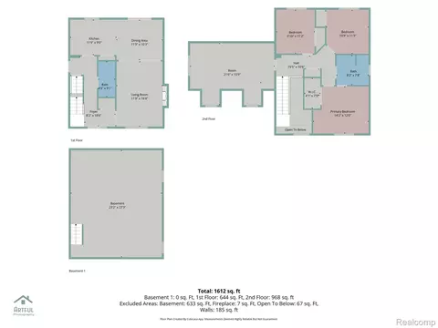 Floorplan - 30179 Kim Lane 5, Romulus, MI 48174 photo 4 of 4