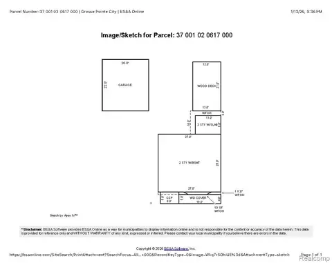 Floorplan - 768 Washington Rd, Grosse Pointe, MI 48230 photo 1 of 4