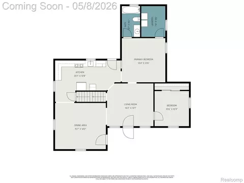 Floorplan - 409 Fleming St, Howell, MI 48843 photo 1 of 2