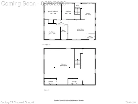 Floorplan - 7609 Dudley St, Taylor, MI 48180 photo 1 of 1