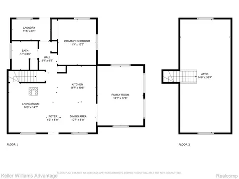Floorplan - 2800 E Booth Rd, Au Gres, MI 48703 photo 2 of 2