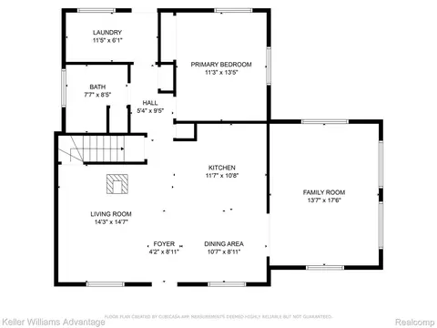 Floorplan - 2800 E Booth Rd, Au Gres, MI 48703 photo 1 of 2