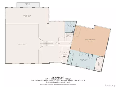 Floorplan - 2350 Crane Rd, Fenton, MI 48430 photo 2 of 3