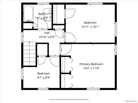 Floorplan - 4995 Hillcrest St, Grosse Pointe, MI 48236 photo 2 of 3
